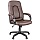 Кресло руководителя Helmi HL-E29 «Brilliance», экокожа коричневая, мягкий подлокотник