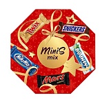 Конфеты New Year Mix шоколадные подарочный набор, новогодние сладости, 262г