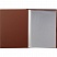 превью Папка для меню на винтах коричневая (250×320 мм, ПВХ)