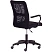 превью Кресло офисное Easy Chair 308 черное (сетка/ткань, пластик)
