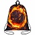 превью Мешок для обуви BRAUBERG KIDS, с петлей, 42×34 см, «Fire split»