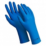 Перчатки КЩС Manipula Эксперт Ультра DG-042 латекс синие (размер 10, XL, 25 пар в упаковке)