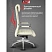превью Кресло для руководителя Комус Мебель (Easy Chair) 528 белое (натуральная кожа с компаньоном, алюминий)