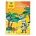 превью Картон цветной двустор. A4, Мульти-Пульти, 10л., 20цв., мелованный, в папке, «Енот на о. Гавайи»