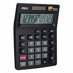 Калькулятор настольный Deli E1519A черный 12-разр