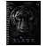 превью Тетрадь 96л., А5, клетка на гребне BG «Just Black», soft-touch ламинация, выб. лак