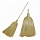 Веник-метла сорго ЛЮБАША, натуральный, 5-ти прошивной, деревянный черенок 100 см, 400×350 мм