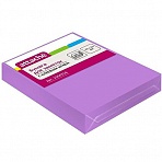 Стикеры 76×51 мм Attache неоновые фиолетовые (1 блок, 100 листов)