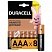 превью Элементы питания батарейка DURACELL AAA/LR03 алкалин. бл/8