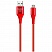 превью Кабель Smartbuy Gear, USB2.0 (A) - microUSB (B), в резиновой оплетке, 2A output, 1м, красный