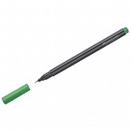 Ручка капиллярная Faber-Castell «Grip Finepen» изумрудно-зеленая, 0.4мм, трехгранная