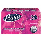Полотенца бумажные (1 пачка – 100 листов) PAPIA (H3) UNIT PACK, 3-слойные, 23×20.5 см, V-сложение