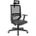 превью Кресло для руководителя Easy Chair 663 TC-H чёрное (сетка/ткань, пластик)