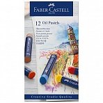 Пастель художественная FABER-CASTELL «Studio quality», масляная, 12 цветов, картонная коробка