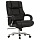 Кресло офисное BRABIX PREMIUM «Bomer HD-007», НАГРУЗКА до 250 кг, рециклированная кожа, хром, черное, 531939