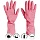 Перчатки резиновые Paclan Practi Comfort розовые 4076514 р. М