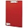 Доска-планшет BRAUBERG 'Comfort' с верхним прижимом, А4, 23х35 см, картон/ПВХ, Россия, красная