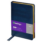 Ежедневник датированный 2025г., А5, 184л., кожзам, Berlingo «xGold», зол. срез, синий