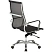 превью Кресло для руководителя Комус Мебель (Easy Chair) 702 чёрное (сетка, металл хромированный)