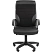 превью Кресло для руководителя Комус Мебель (Easy Chair) Easy Chair 639 чёрное (экокожа/ткань, пластик)