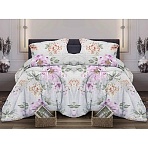 Постельное белье 1.5сп бязь набивная 120г/м2 (нав.70×70 2шт. ), Акварель