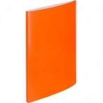 Папка файловая на 10 файлов Attache Neon А4 15 мм оранжевая (толщина обложки 0.5 мм)