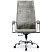 превью Кресло офисное МЕТТА «L1m 42»хромсиденье и спинка мягкиевелюрсветло-серое