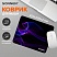 превью Коврик для мыши SONNEN «NEON WAVE» резина + ткань250×200х2 мм513958