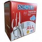 Таблетки для посудомоечных машин SNOWTER 60шт/уп. 