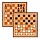 Игра Шахматы и шашки магн. демонстрац. доска 73×73x3.5см, фигуры в наб 03903