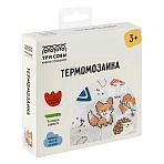 Термомозаика ТРИ СОВЫ «Лесная прогулка», набор инструментов и аксессуаров, трафареты, картонная коробка