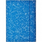 Папка на резинках Attache картонная синяя (370 г/кв.м, до 200 листов)