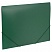 превью Папка на резинках BRAUBERG "Contract", зеленая, до 300 листов, 0,5 мм, бизнес-класс