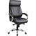 превью Кресло для руководителя Комус Мебель (Easy Chair) 516 чёрное (экокожа, металл хромированный)