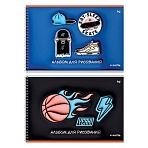 Альбом для рисования 40л., А4, на гребне BG «Спортивные игры»