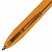 превью Ручка шариковая BRAUBERG «X-333» AMBER, СИНЯЯ, корпус тонированный оранжевый, узел 0.7 мм, линия письма 0.35 мм