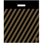 Пакет с прорубной ручкой Артпласт «Полоса рейтер», 40×50+4 (50)