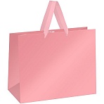Пакет подарочный 32×26×12см MESHU «Pink», матовая ламинация