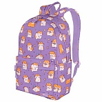 Рюкзак HEIKKI DREAM (ХЕЙКИ) универс. с карм. для ноут., эргоном., Funny Hamster, 42×26х14 см,273850