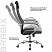 превью Кресло офисное BRABIX PREMIUM «Stalker EX-608 CH», хром, ткань-сетка/кожзам, черное, 532091