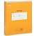 превью Тетрадь школьная А5.24л, линия, скреп. Комус Класс Интенсив Оранжевый 10шт/уп