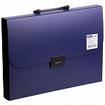 Папка-портфель 13 отделений OfficeSpace, A4, 330×235×40мм, 700мкм, синий