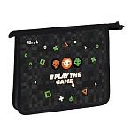 Папка для тетрадей 1 отделение, А5 Först «Play the game», 240×205×40 мм, пластик, на молнии