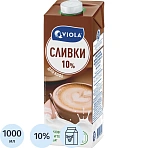 Сливки Viola питьевые ультрапастеризованные 10% 1000мл