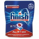 Таблетки для посудомоечных машин Finish All in 1 Max (25 штук в упаковке)