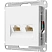 превью Розетка встраиваемая компьютерная Schneider Electric ANT000185 AtlasDesign IP20 белая