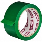 Клейкая лента упаковочная Attache зеленая 48 мм x 66 м плотность 45 мкм