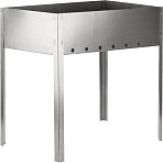 Мангал сборный Эконом 400×250х400мм,6 шамп., в картон. кор СОКОЛ, 62-0008