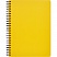 превью Бизнес-тетрадь Attache Bright colours A5 96 листов желтая в клетку на спирали (207×260 мм)