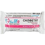 Салфетка стер. 2-х сл №10.16×1 4см, Life пл.32г 6498/8ШК65099